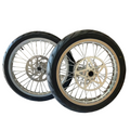 SurRon LBX with our Chrome Supermoto Rim Set