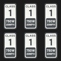 Tn Racing 'Class' stickers (1,2 and 3)